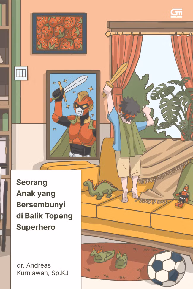 Seorang Anak yang Bersembunyi di Balik Topeng Superhero